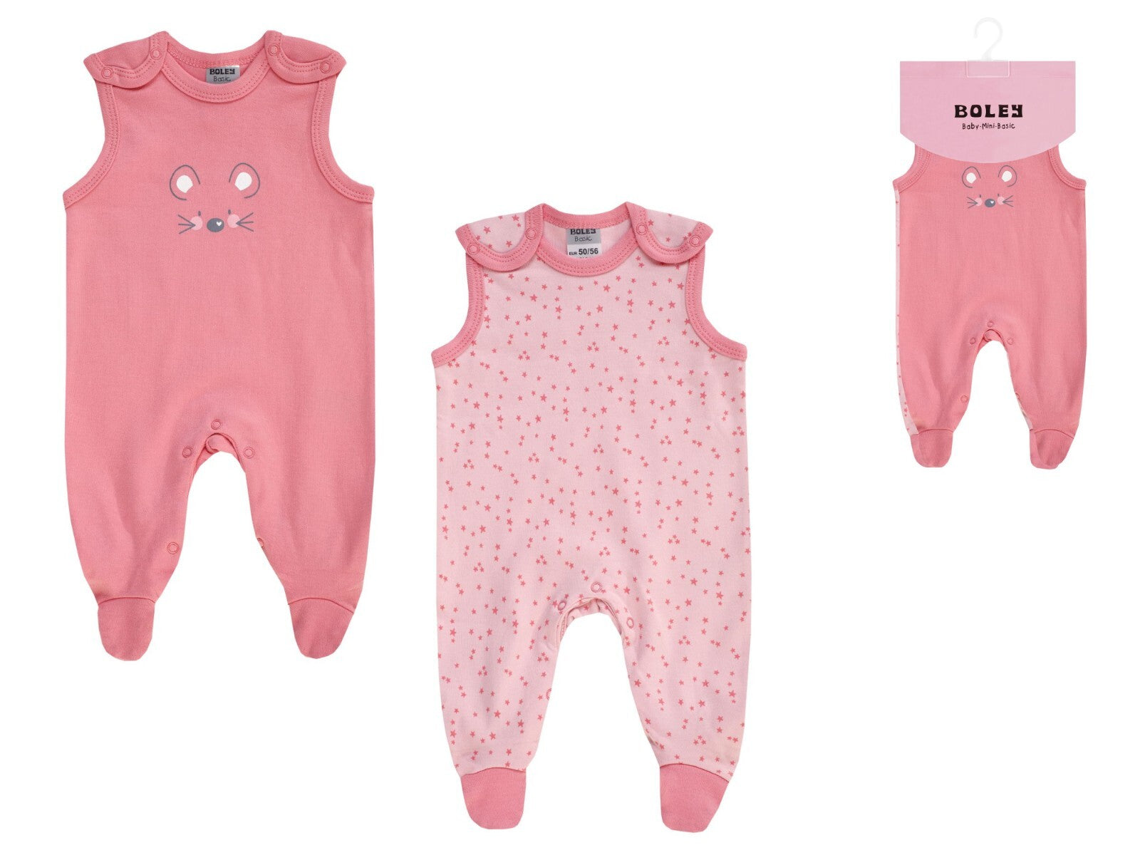 Jacky Baby Stramplerset 2 pack Mädchen Modelle Gr.74/80