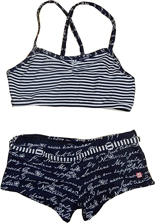 % REDUZIERT Schiesser Mädchen Aqua Bikini für Mädchen NEU Gr. 104