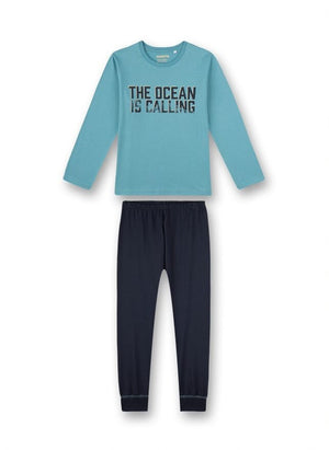 Sanetta Jungen langer Schlafanzug   2-tlg. Gr. 128