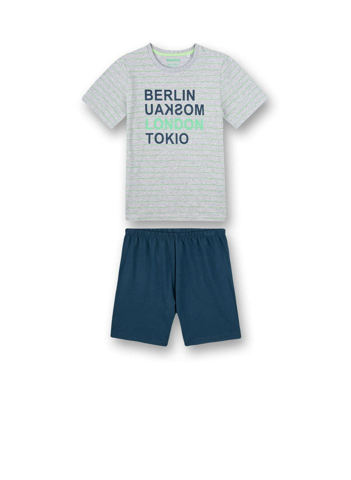 Sanetta Jungen Shorty Kurzer Schlafanzug  F/S Gr.140