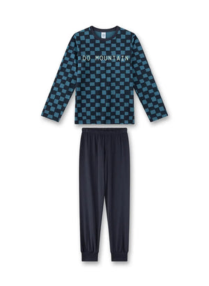 Sanetta Jungen langer warmer  Schlafanzug  H/W Gr. 140,152,164,176