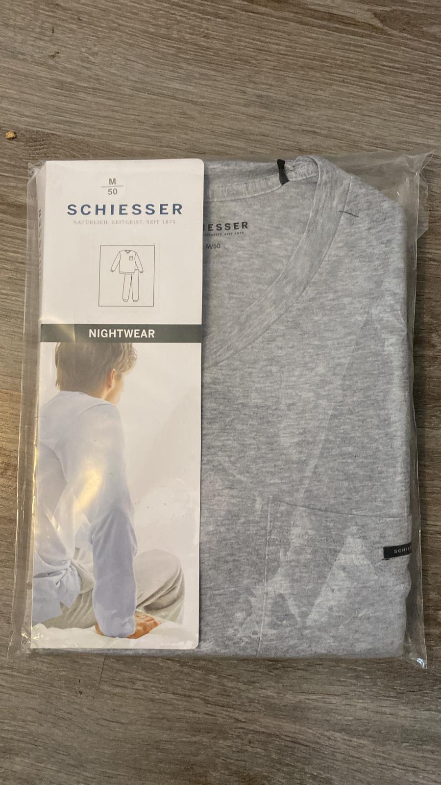 SCHIESSER SCHLAFANZUG lang  Rund Hals Ausschnitt   Gr .54