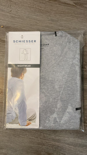 SCHIESSER SCHLAFANZUG lang  Rund Hals Ausschnitt   Gr .54