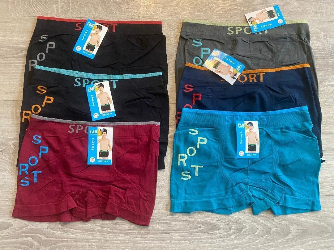 3er Pack Jungen Mikrofaser Boxershorts Slips  Unterhosen Unterwäsche Gr 116-164