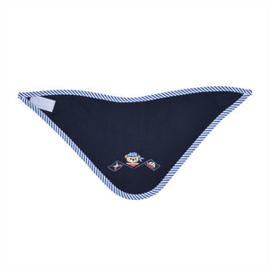 %% SONDERPREIS Wörner Südfrottier Baby Halstuch "Teddy Navy"  Neu und OVP  %%