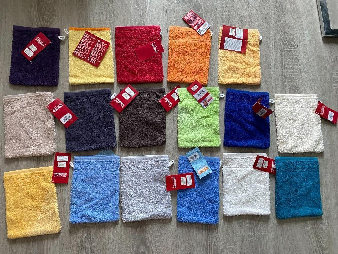 Wörner Südfrottier Waschhandschuh 15 x 21 cm RIESEN AUSWAHL statt 5,99 nur 3,99