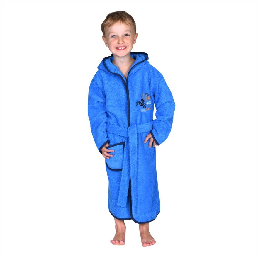 SONDERPREIS Wörner Südfrottier Junge Bademantel NEUWARE  Gr. 116