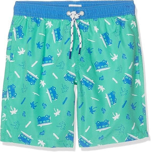 % REDUZIERT Sanetta  Jungen Aqua Badehose Badeshorts  mit LKW NEU Gr. 98