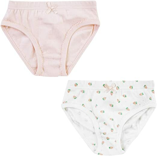 Jacky Baby Mädchen Slips 2 Pack BIOBAUMWOLLE Gr. 134/140