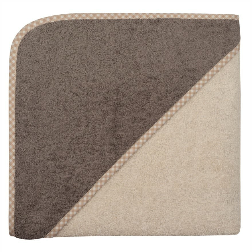 %%TOP%% Wörner Südfrottier Riesen Kapuzenbadetuch Gr.140x140 Natur/Hellbraun NEU