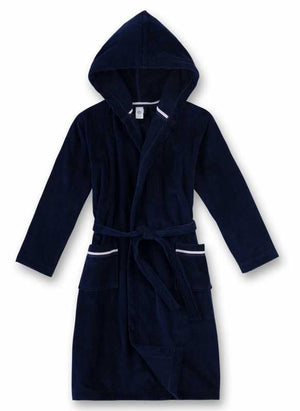 %% SONDERPREIS Sanetta Bademantel dunkelblau NEU Gr.92,104,176