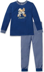 Schiesser Jungen langer  "Jollyfriends"  Schlafanzug  NEU Gr. 98