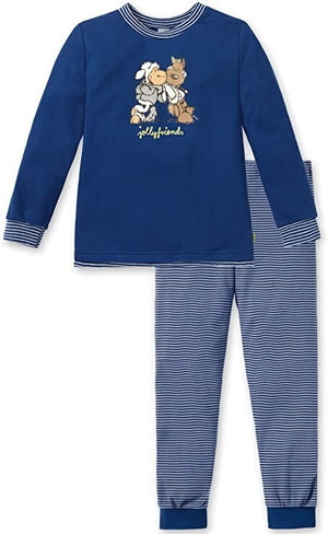 Schiesser Jungen langer  "Jollyfriends"  Schlafanzug  NEU Gr. 98