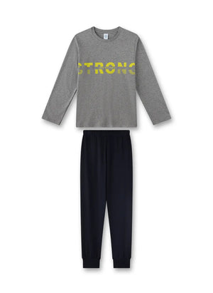 Sanetta Jungen langer warmer  Schlafanzug  H/W Gr. 140,152,164,176,188