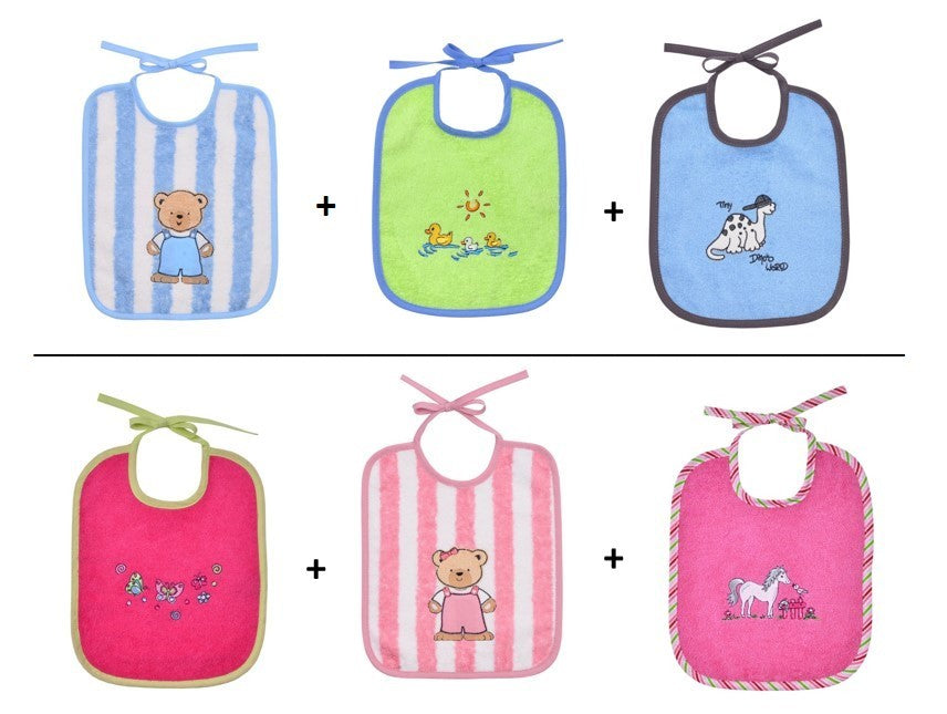 %% Wörner Südfrottier 3er Pack Lätzchen  - verschiedene Modelle  %%%