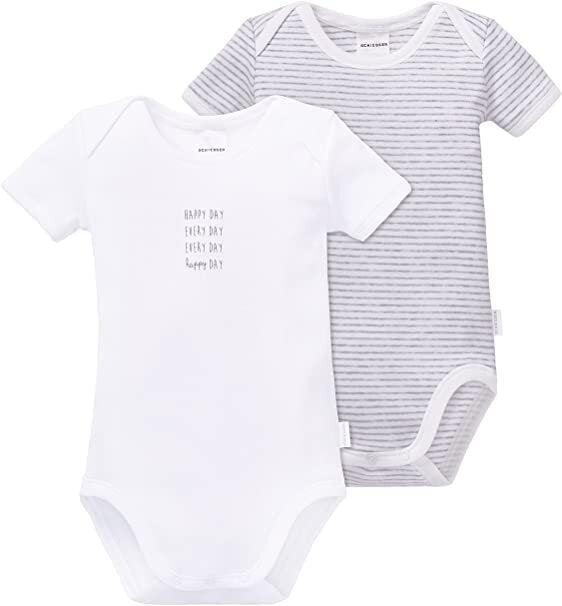 %% Schiesser DOPPELPACK LANGARMBODYS Unisex   NEU GR.80 %%