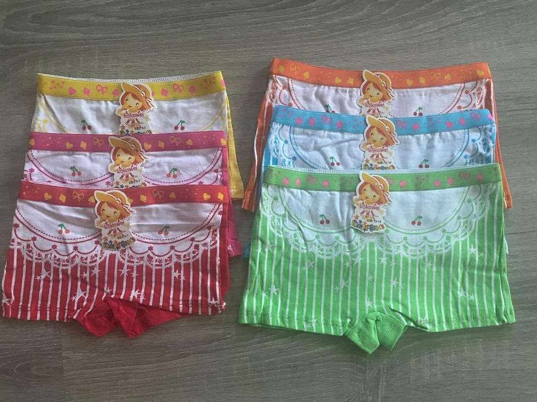 3er Pack Mädchen Slips Panty Pants Hipster Unterhosen Unterwäsche Gr 110-152