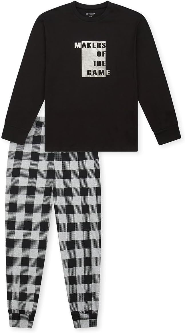 Schiesser Schlafanzug lang Junge H/W 25-26  Gr. 140-176