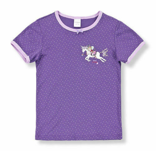 %%Schiesser Mädchen kurzarm Shirt T-Shirt Unterhemd Prinzessin Lillifee Gr. 92