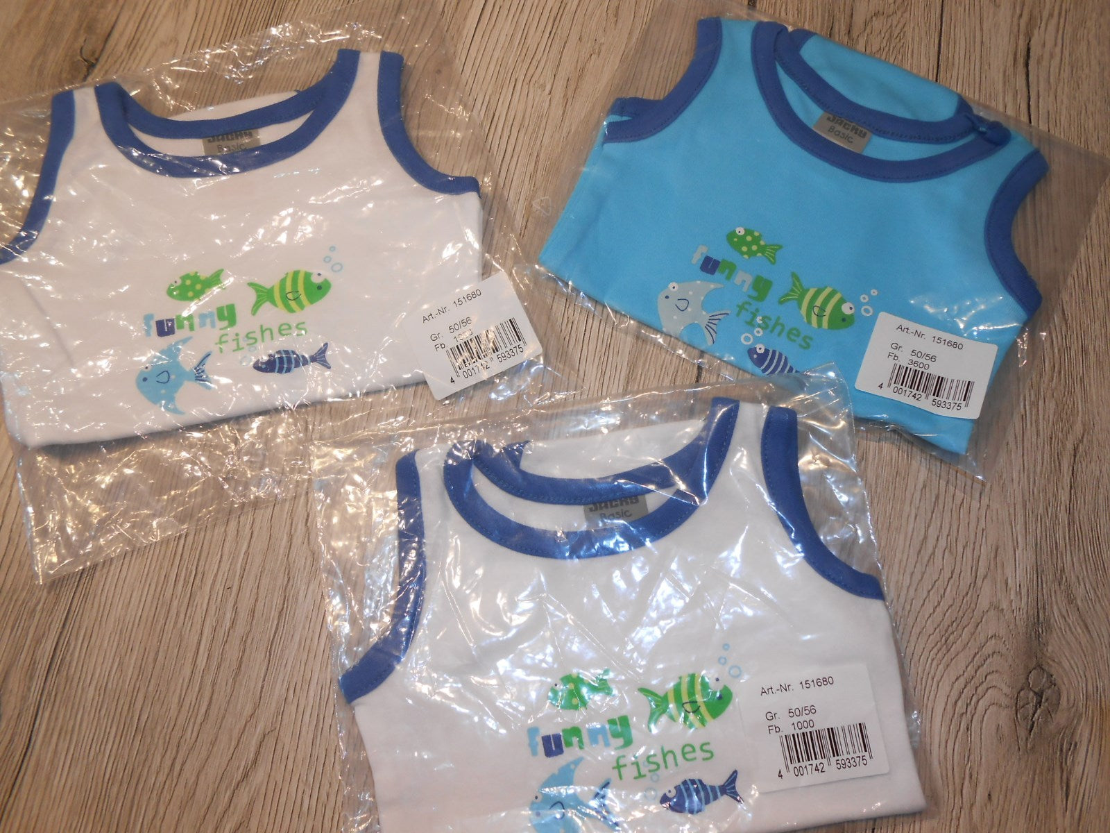  HAMMERANGEBOT 3 BODYS JACKY BABY NEUWARE  GR. 50/56 STATT 28,99 nur 12,99 !!