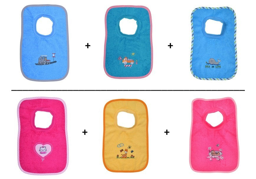 %% Wörner Südfrottier 3er Pack Lätzchen  - verschiedene Modelle  %%%