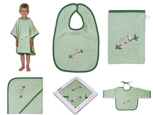 NEU Südfrottier Serie "Faultier helloliv" Badetücher, Badeponcho, Lätzchen etc