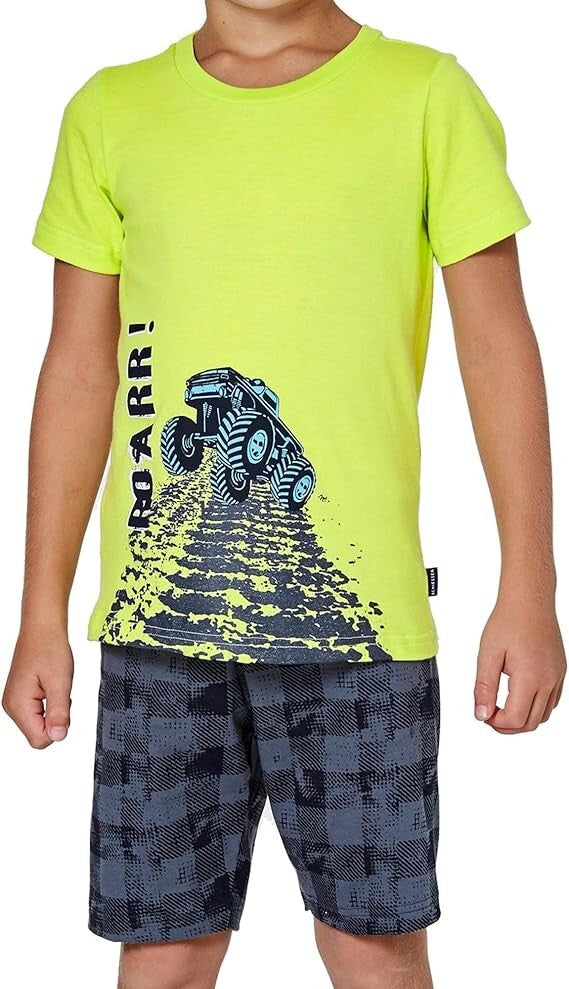 %% STOP %% REDUZIERT Schiesser Jungen Schlafanzug Kurz Shorty NEU Gr.104