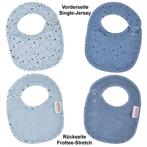 % TOP% Wörner Südfrottier Wal blau Druckknopflatz WENDELATZ 22x29 cm 2er Set