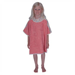 Wörner Südfrottier Vogel Koralle Bade-Poncho 120/75 cm