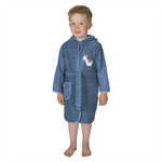 %% Wörner Südfrottier Jungen ZEBRA" Bademantel  Gr. 74 - 116%%