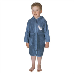 %% Wörner Südfrottier Jungen ZEBRA" Bademantel  Gr. 74 - 116%%