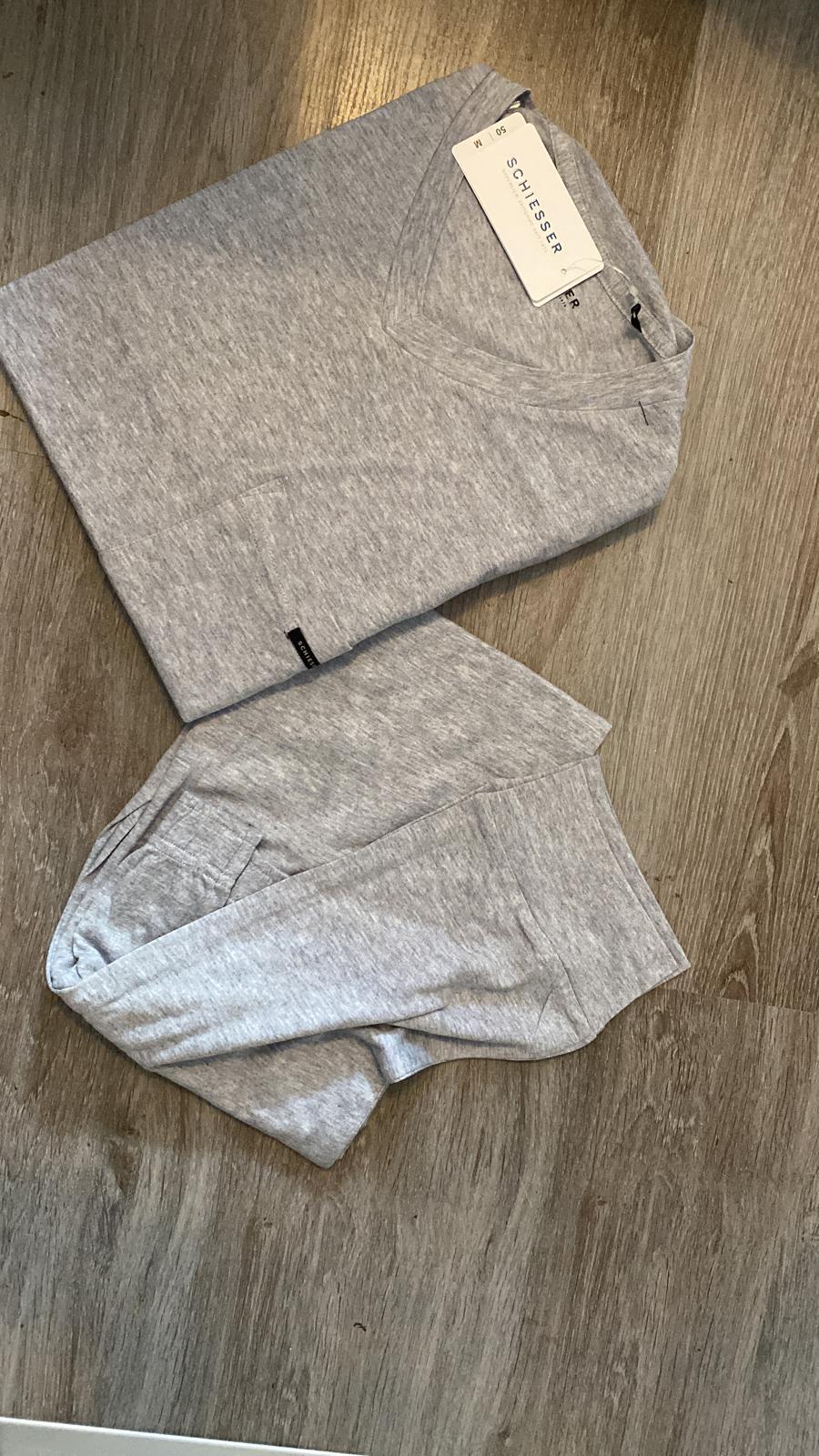 SCHIESSER SCHLAFANZUG lang  Rund Hals Ausschnitt   Gr .54