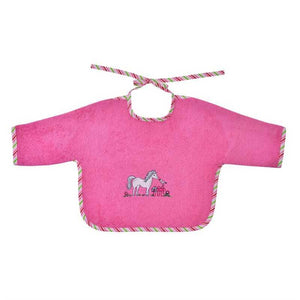 Wörner Frottee Ärmellätzchen "Pferd orchidee"