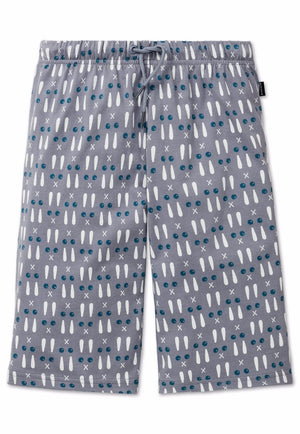 Schiesser Jungen Bermuda Shorts  Mix & Relax grau   Gr. 140