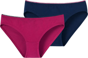 %% STOP %% REDUZIERT Schiesser Mädchen  Unterhosen Slips 2er Pack NEU Gr. 140