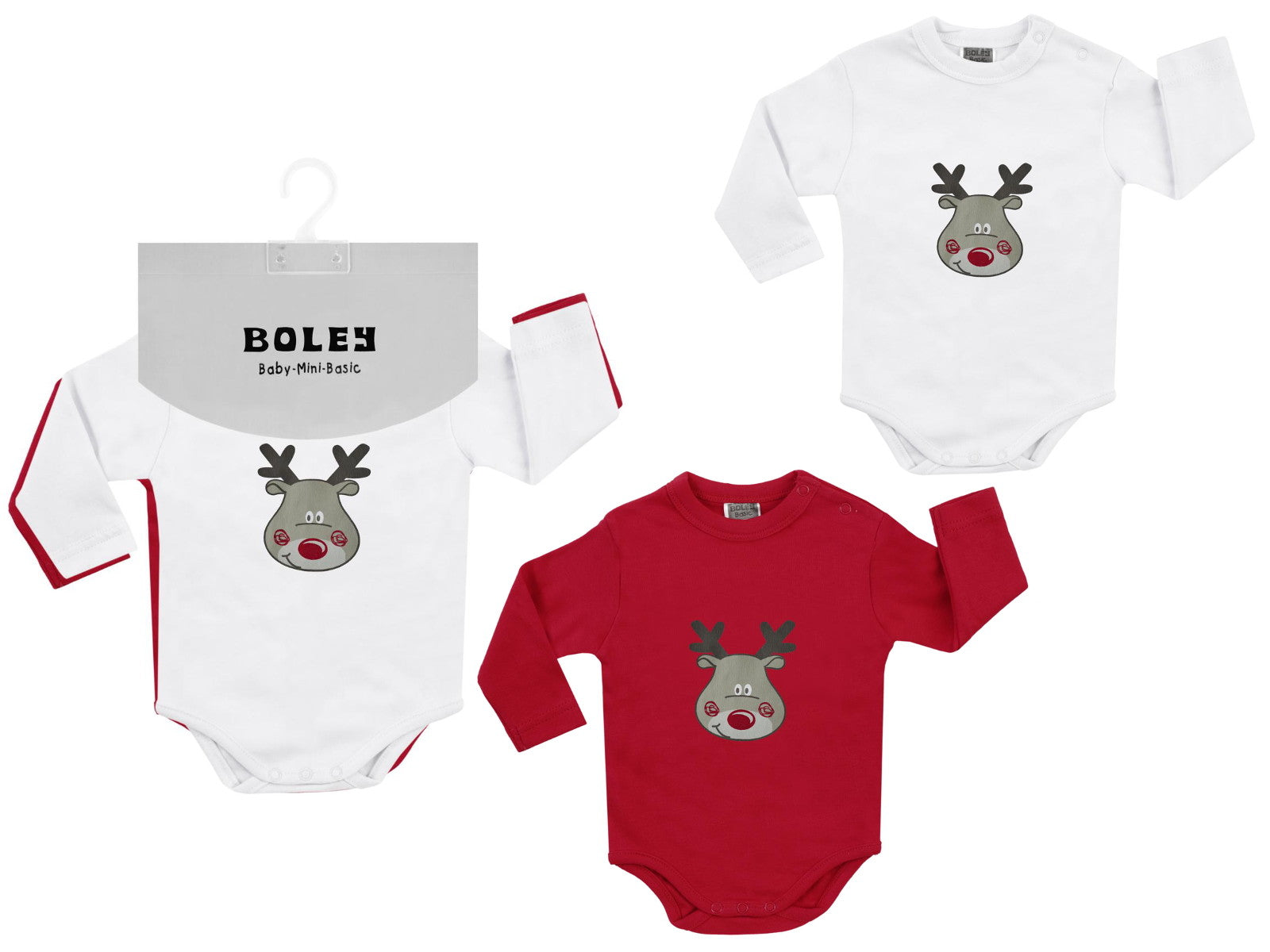 Jacky Baby Body 2er-Pack Weihnachts -BODY Lang Unisex Gr. 50/56 - 86/92