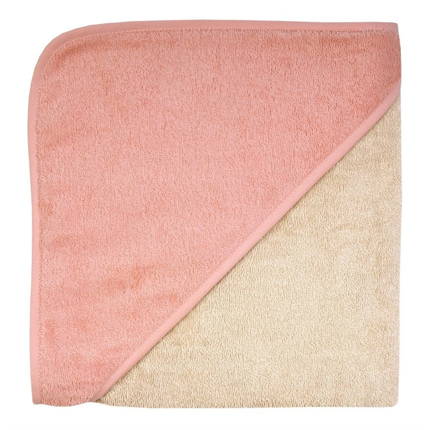 Wörner Südfrottier Riesen Kapuzenbadetuch Gr.100x100 Uni greige erika NEU