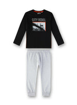 Sanetta Jungen langer Schlafanzug City Rebel  2-tlg. Gr. 128