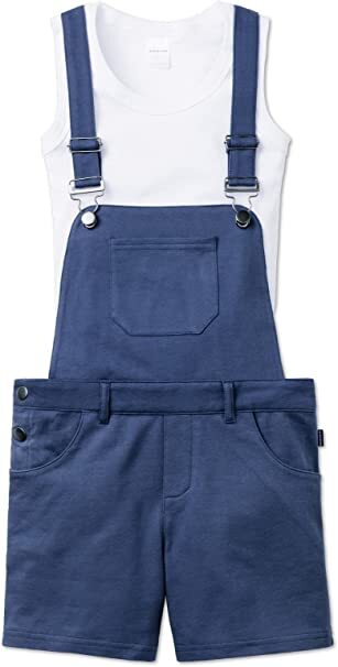 %% REDUZIERT%% Schiesser Mädchen  Set aus  Latzhose und Top statt 39,99  Gr 140