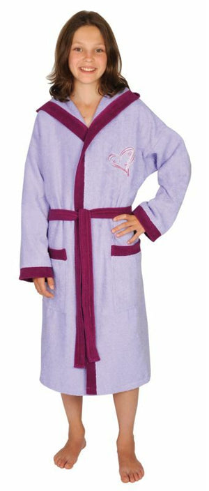 SONDERPREIS Wörner Südfrottier Mädchen Bademantel NEUWARE  Gr. 128