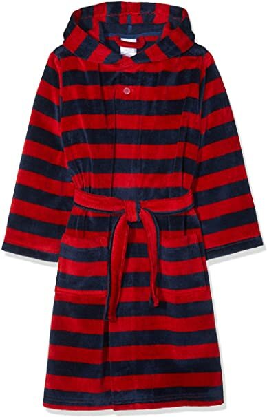 Sanetta Jungen Bademantel Kuschelfleece Herbst Winter   Gr. 92