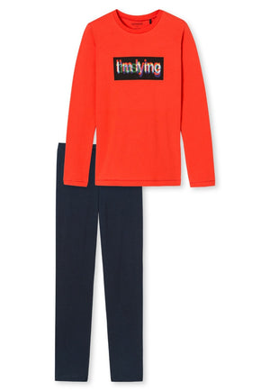  Schiesser Schlafanzug lang Junge  NEUE KOLLEKTION  Gr. 140-176