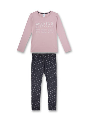 Sanetta Mädchen Schlafanzug MODAL "Rosa " Gr.140 + 152