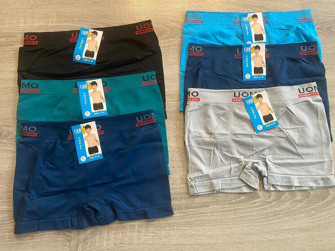 3er Pack Jungen Mikrofaser Boxershorts Slips  Unterhosen Unterwäsche Gr 116-164