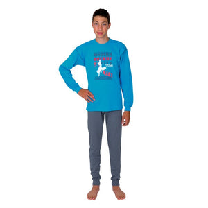 %% SONDERPREIS Wörner Südfrottier Jungen  Schlafanzug NEU Interlock Gr. 152