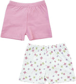 Jacky BabyKurze Hose 2er-Pack  rosa geblümt Mädchen Gr. 62/68