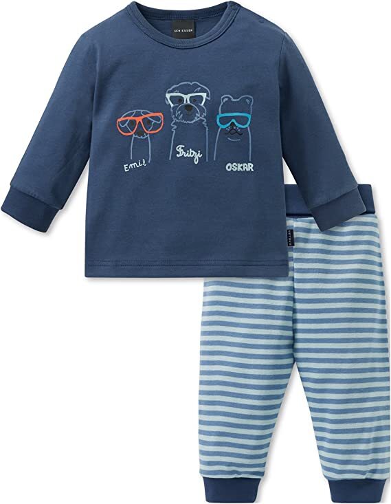 %% STOP %% REDUZIERT Schiesser Baby langer Schlafanzug 2-tlg.  Gr.62