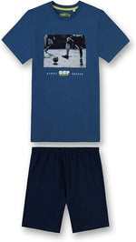 %% Sanetta Jungen kurzer Schlafanzug Shorty  2-tlg.  Gr. 140 %%