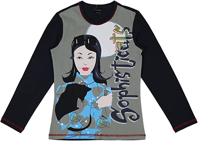 %% STOP %% REDUZIERT Schiesser Mädchen Langarmshirt  Khaki NEU Gr.152