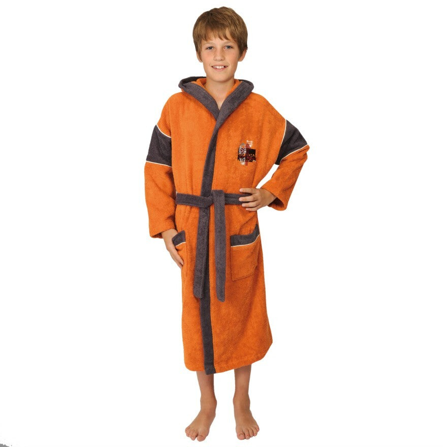 SONDERPREIS Wörner Südfrottier Junge Bademantel NEUWARE  Gr. 128